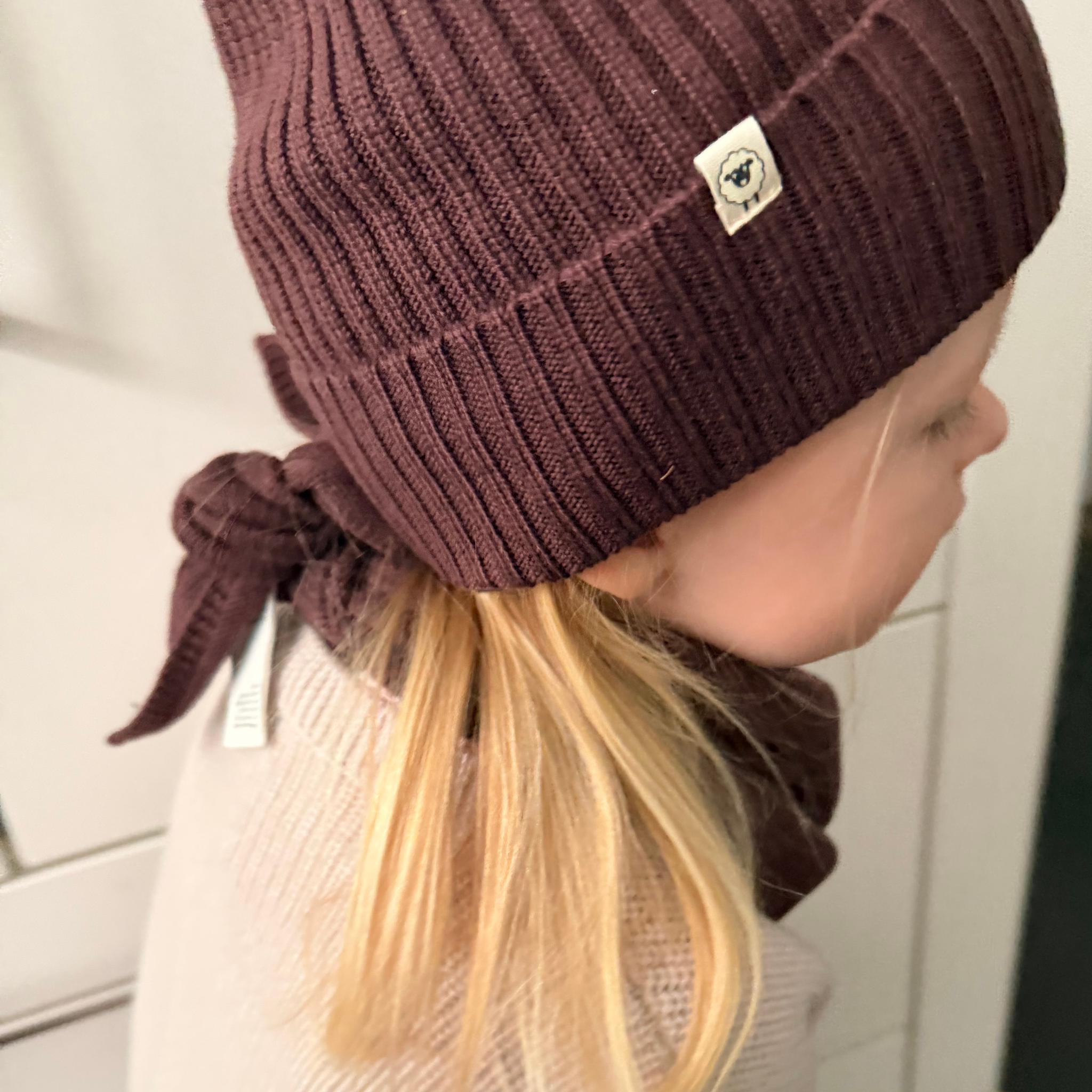 Mütze "Emma" in bordeaux