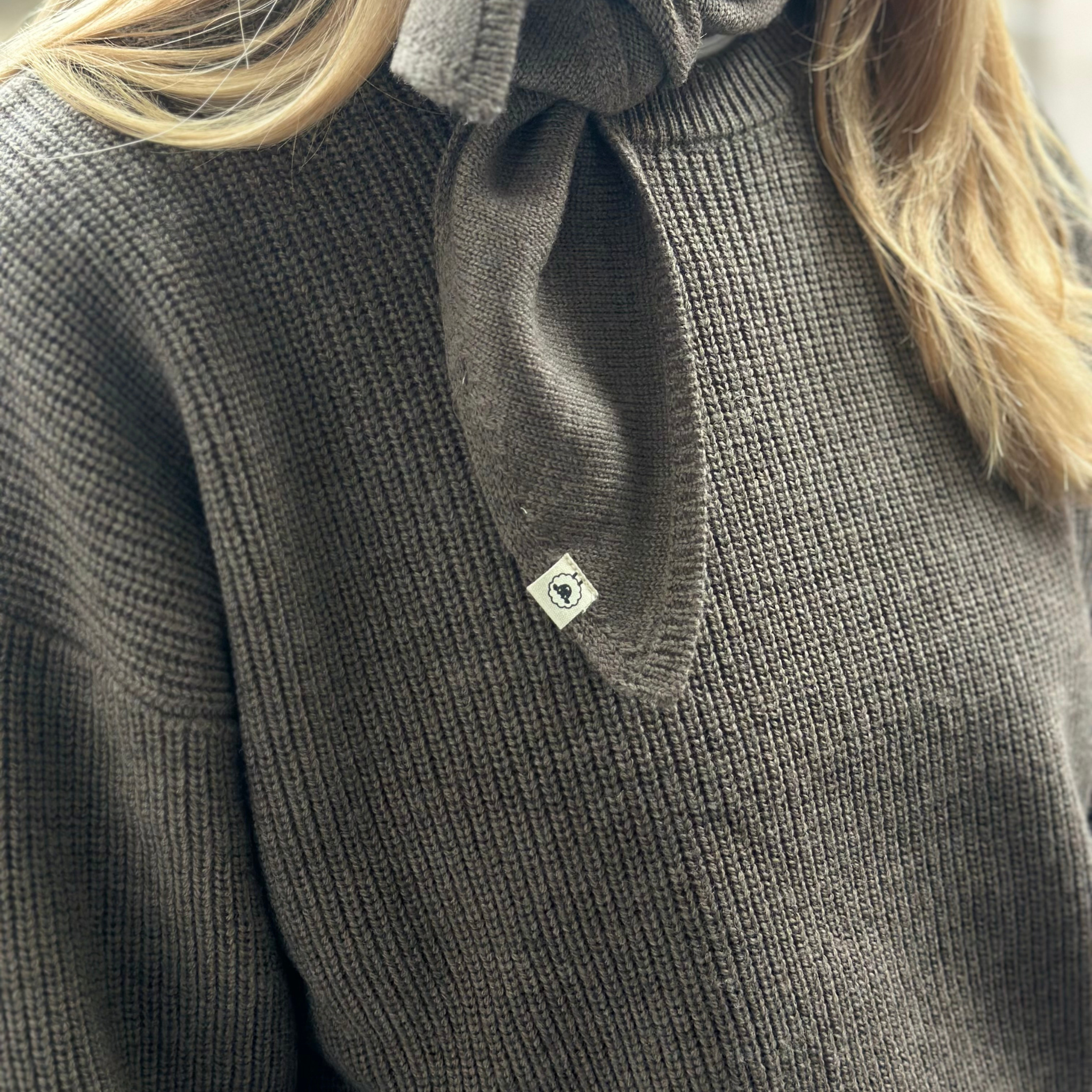 Elise dusty sage triangular scarf