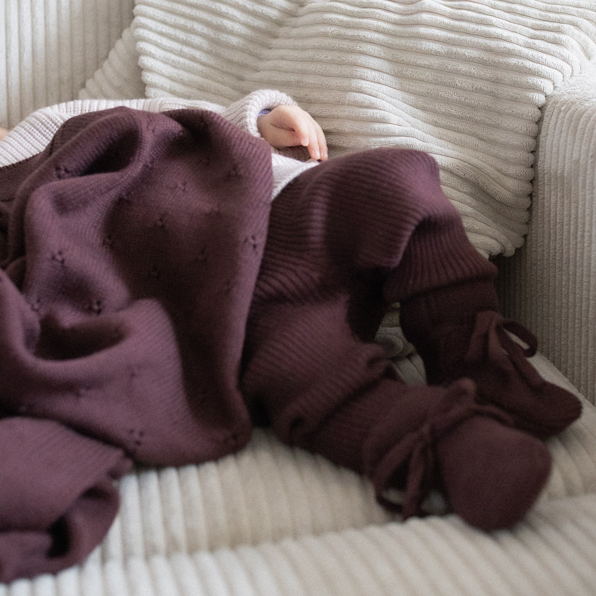 Babyschuhe "Toni" in bordeaux