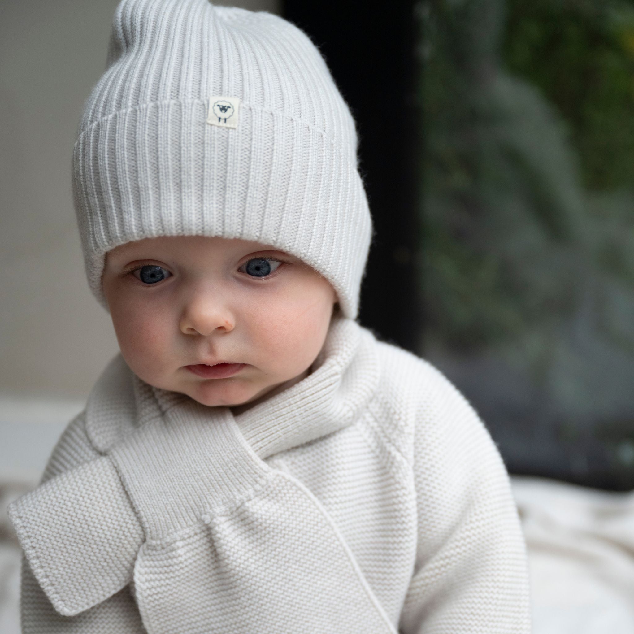 Schal "Alma" zum Binden in creme