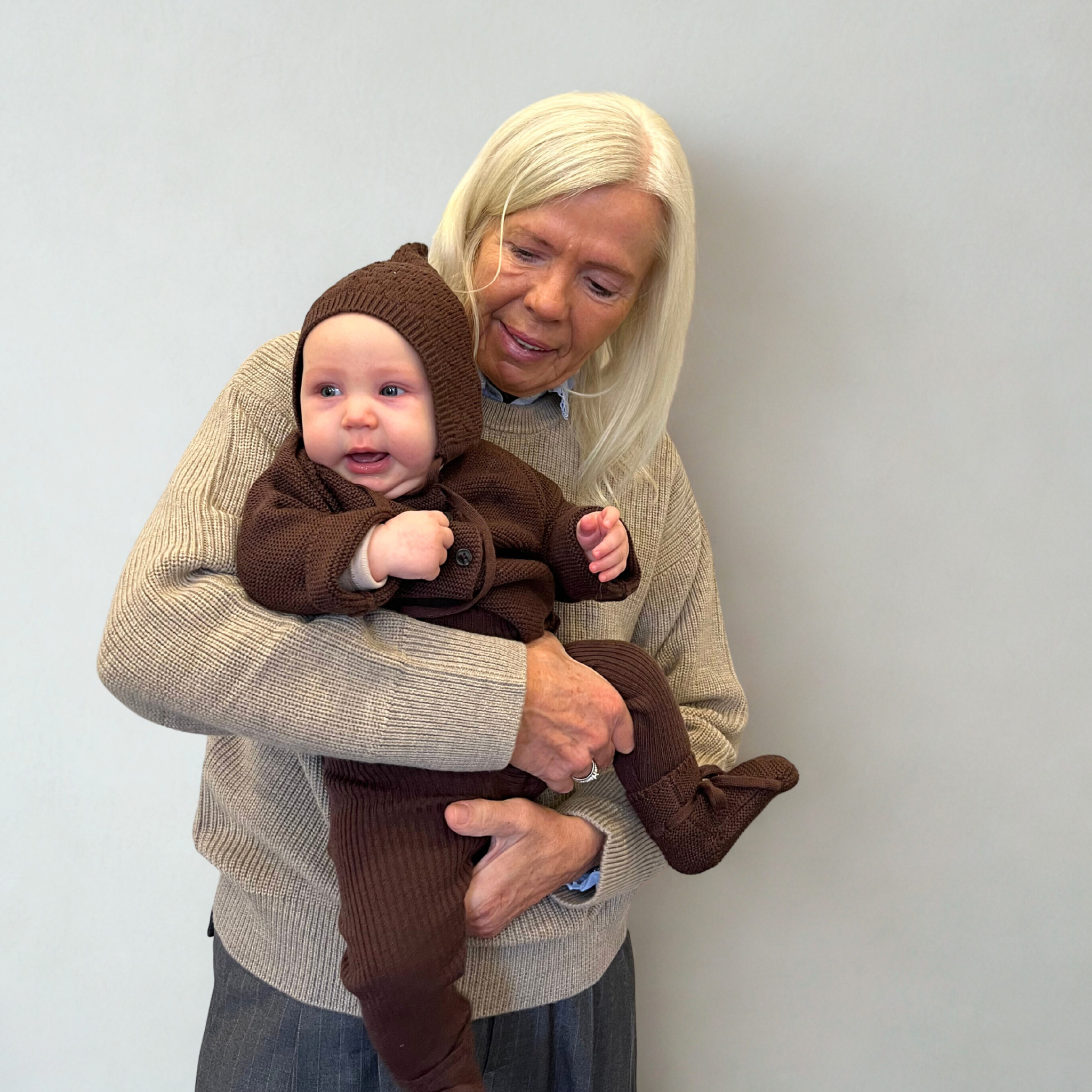 Baby booties "Toni" in cream