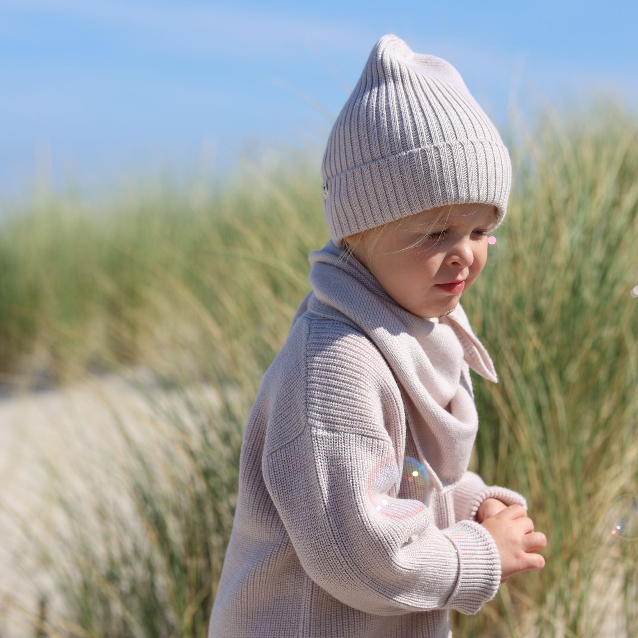 Triangular scarf Elise rosewood
