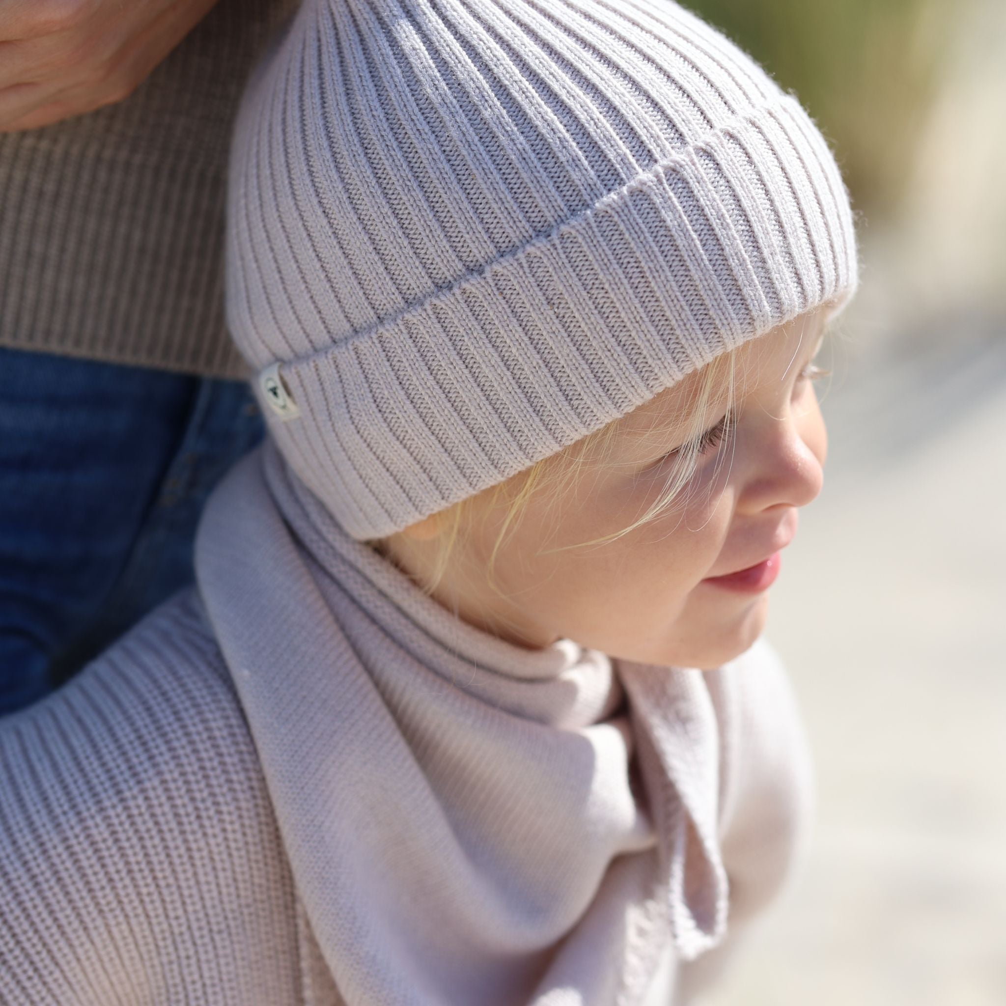 Triangular scarf Elise rosewood