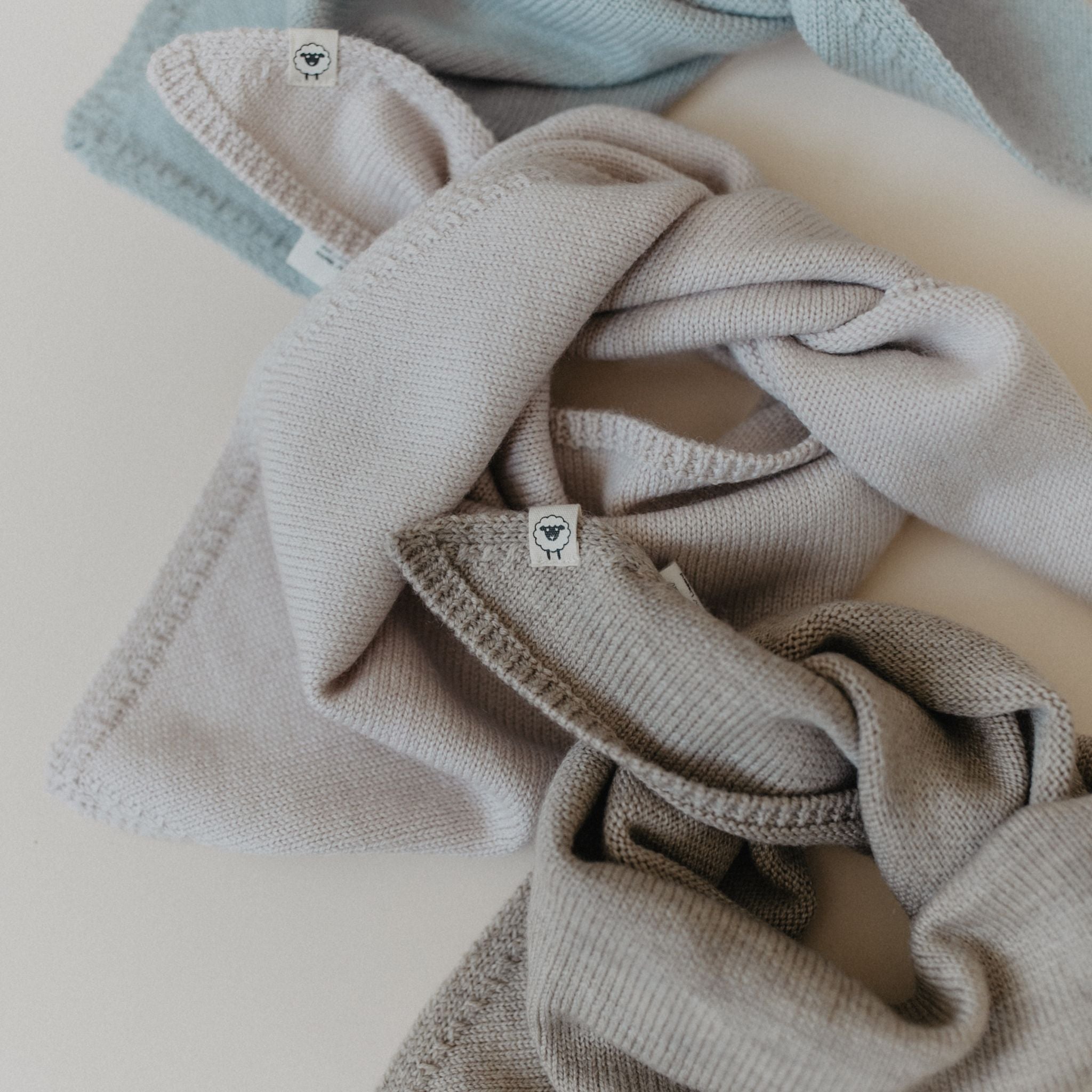 Triangular scarf Elise rosewood