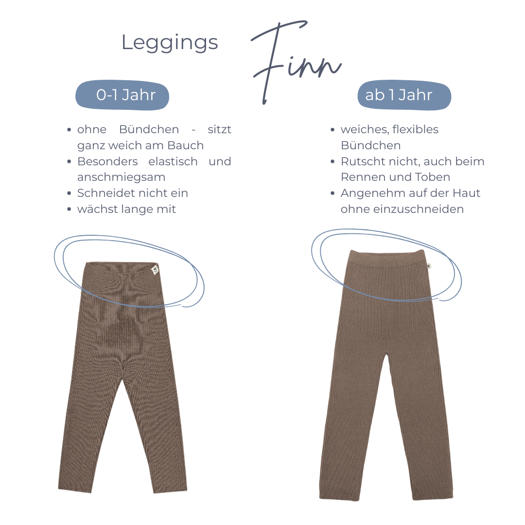 Leggings "Finn" in grey melange