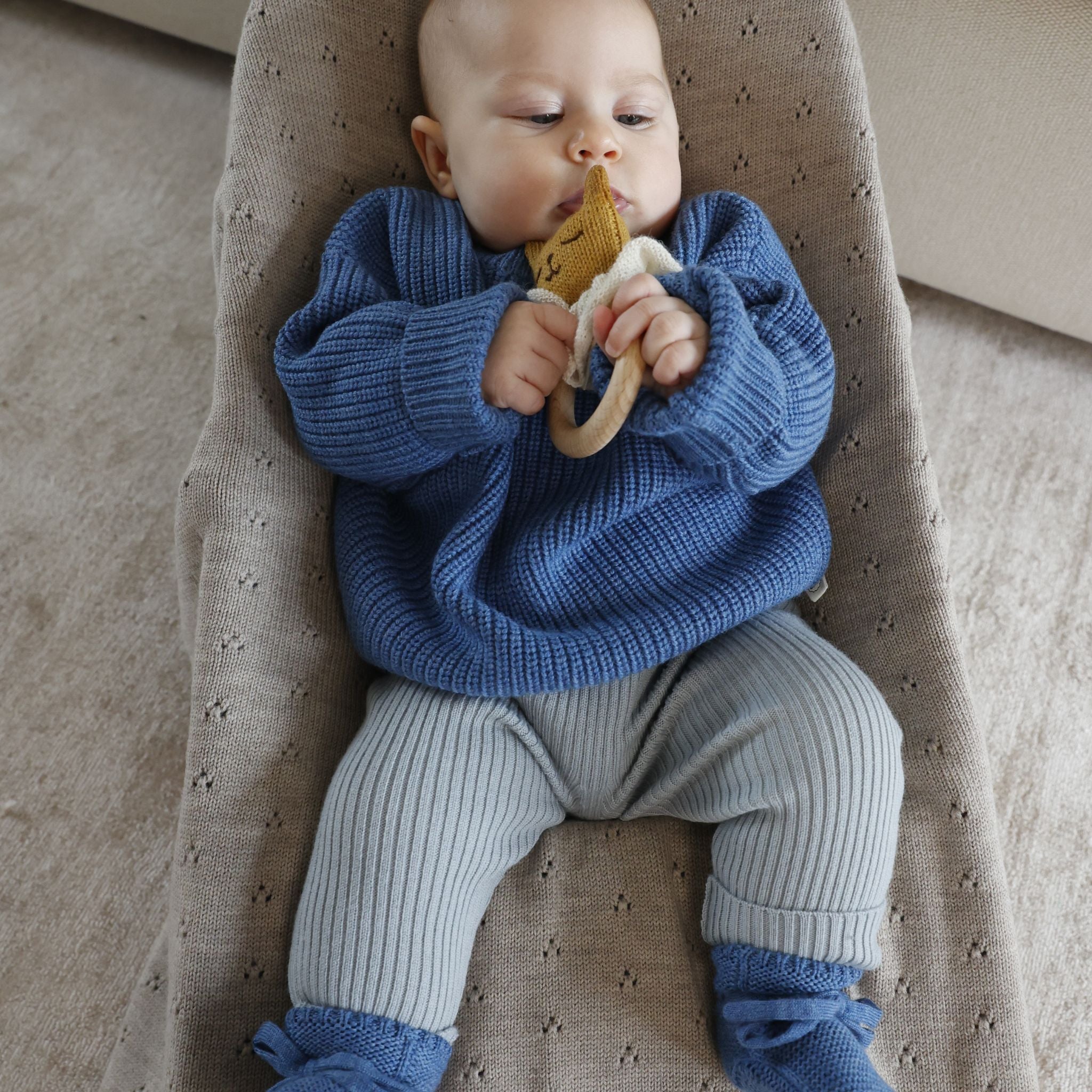 Leggings "Finn" in camel melange