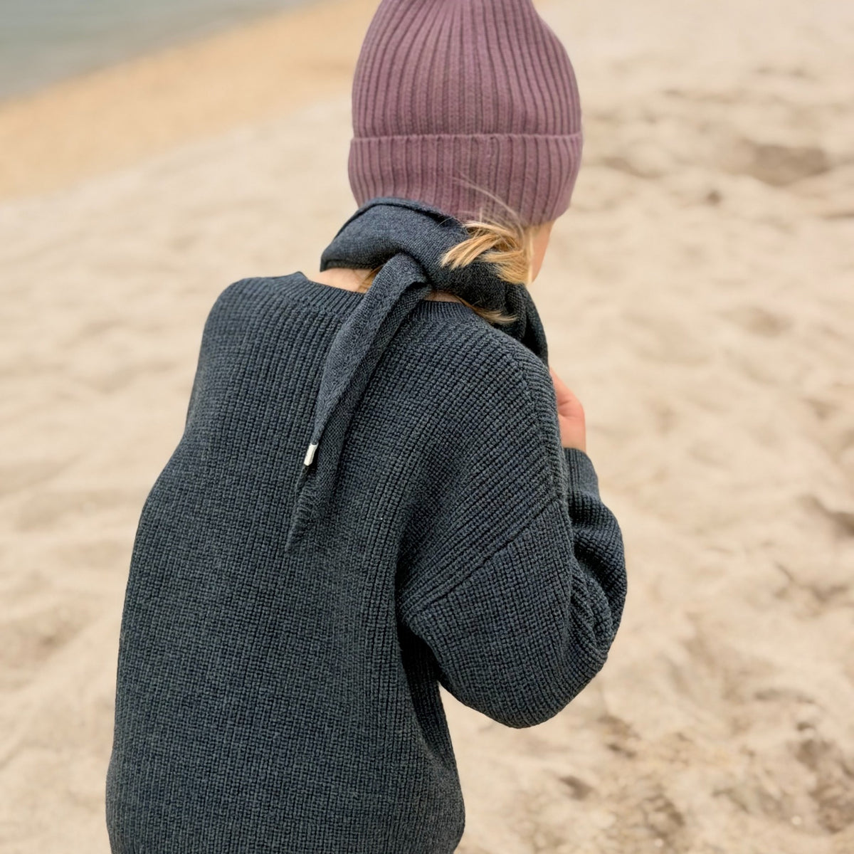 Kinderpullover Paul in anthrazit melange