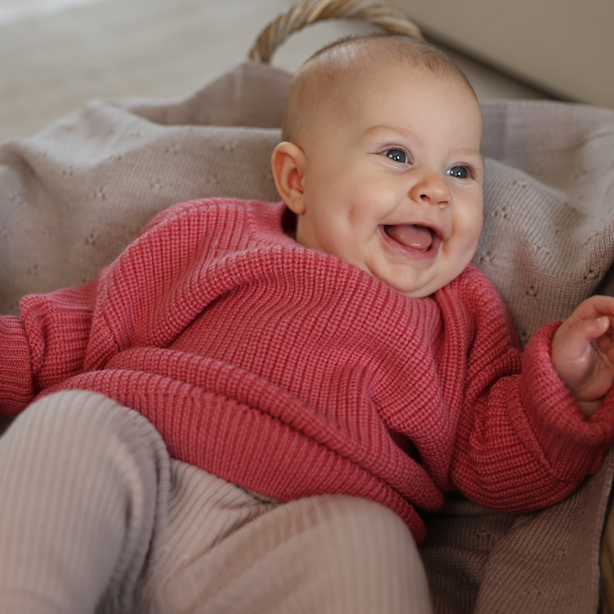 Sweater "Paul" in camel melange