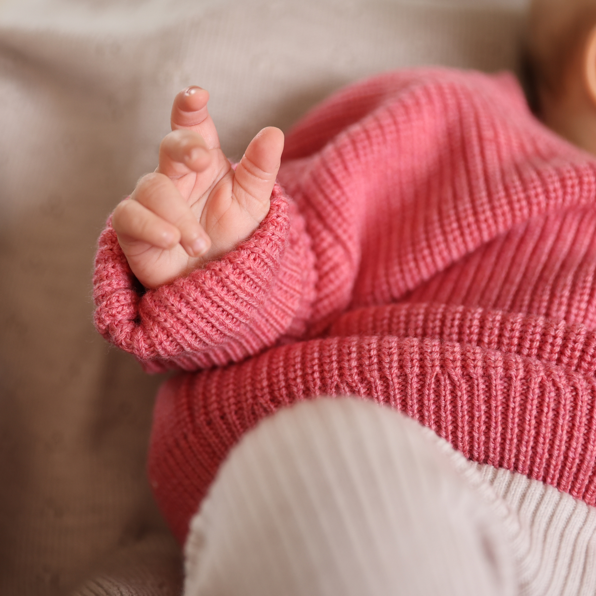 Sweater "Paul" in camel melange