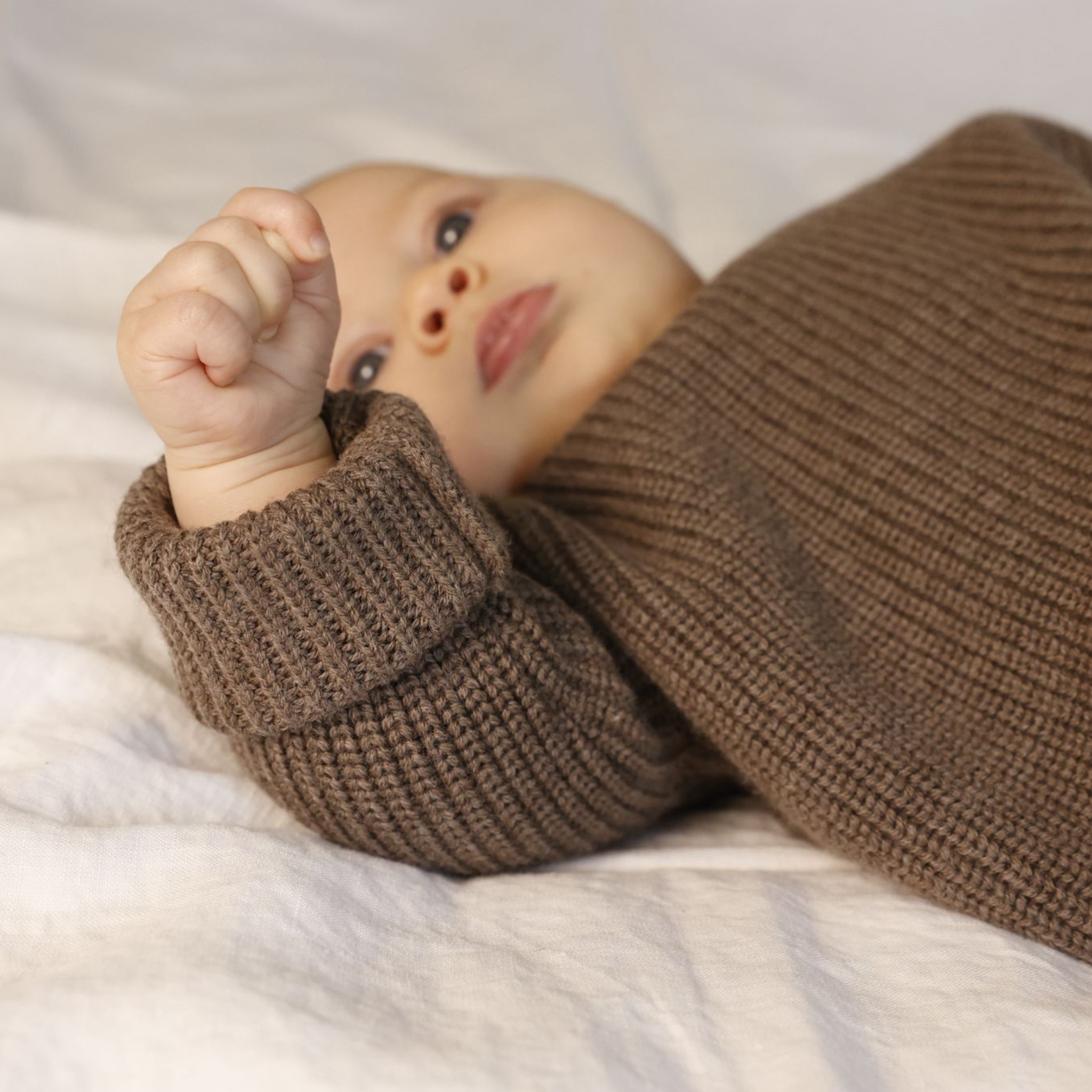 Sweater "Paul" in camel melange