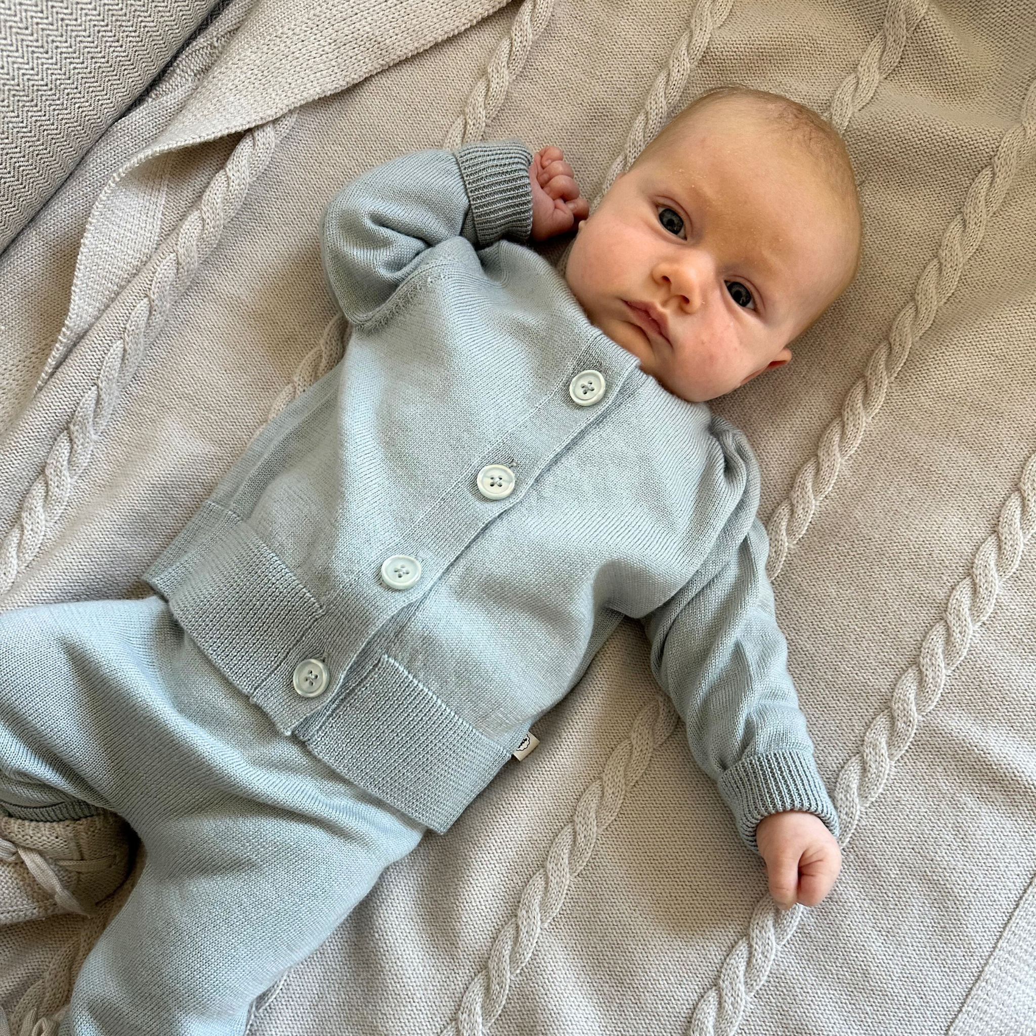 Cardigan "Sofia" in dusty sage