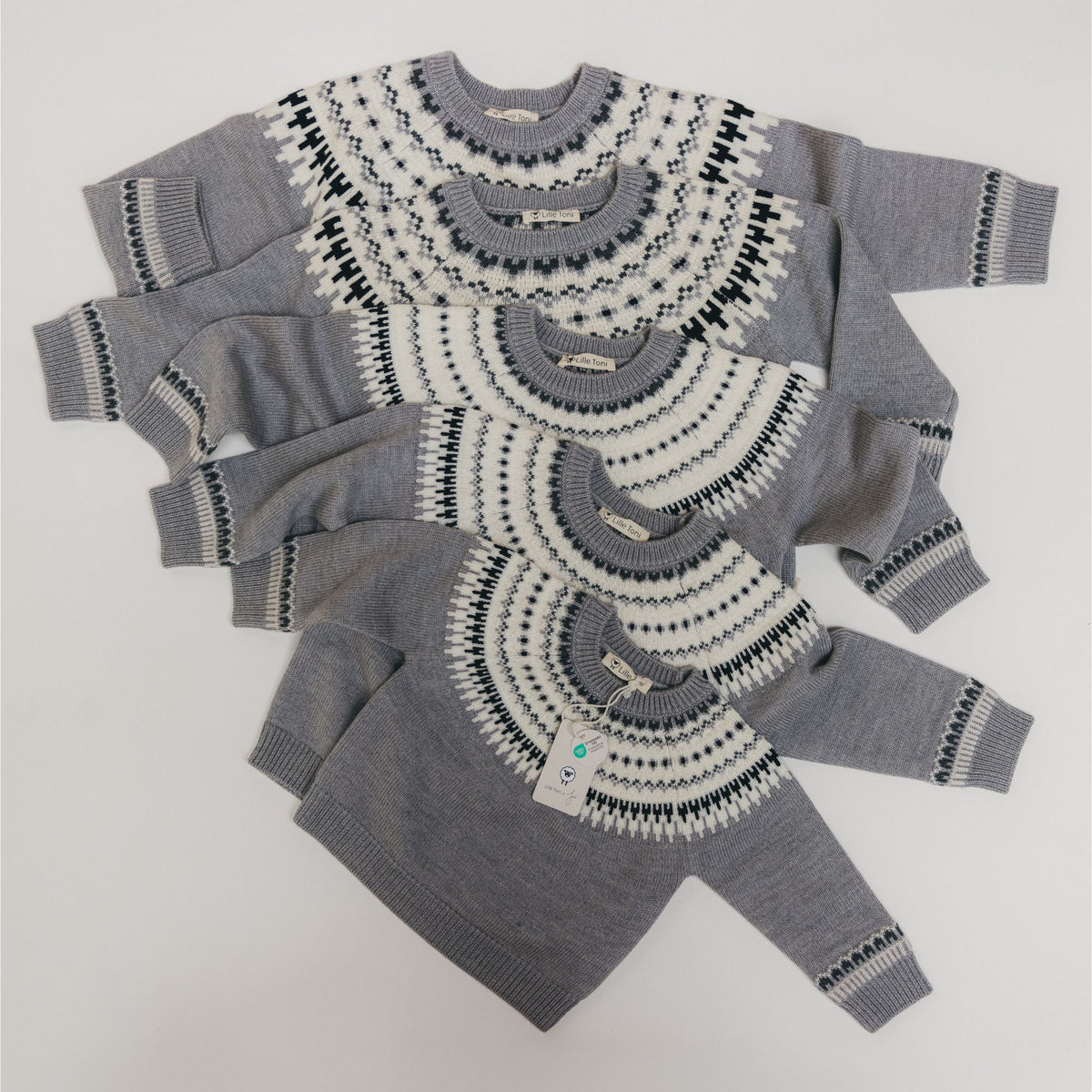 Damen Pullover Lou in grau melange combo
