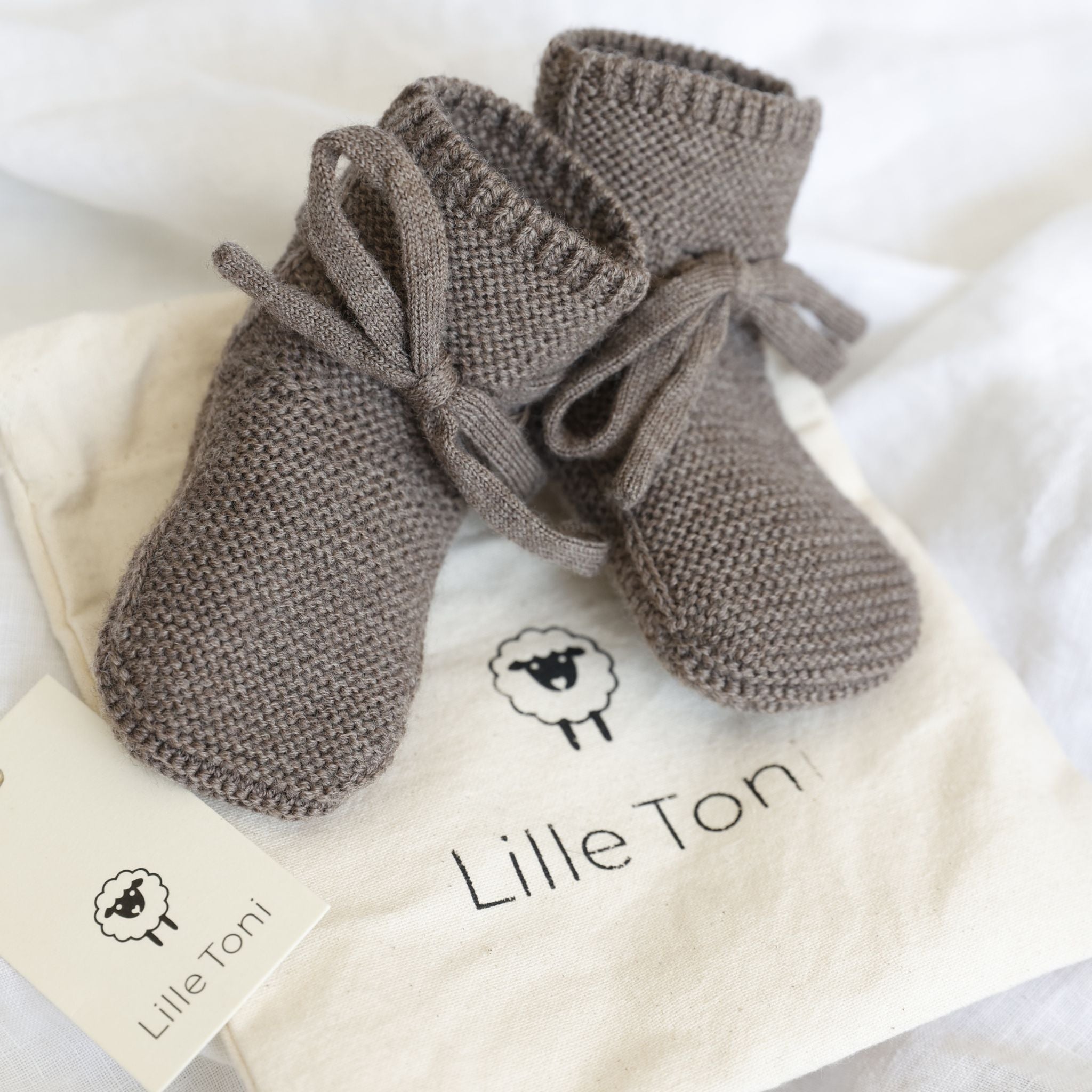 Baby booties "Toni" in cream