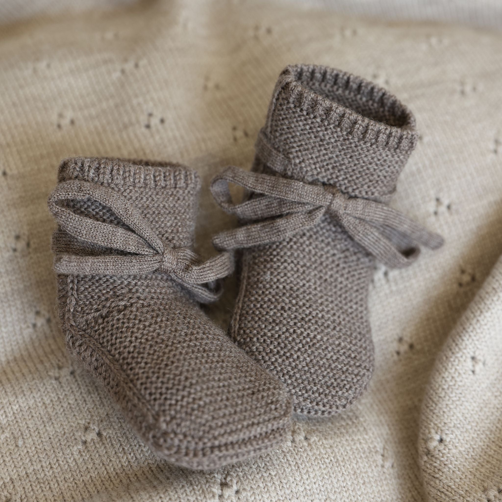 Baby booties "Toni" in cream
