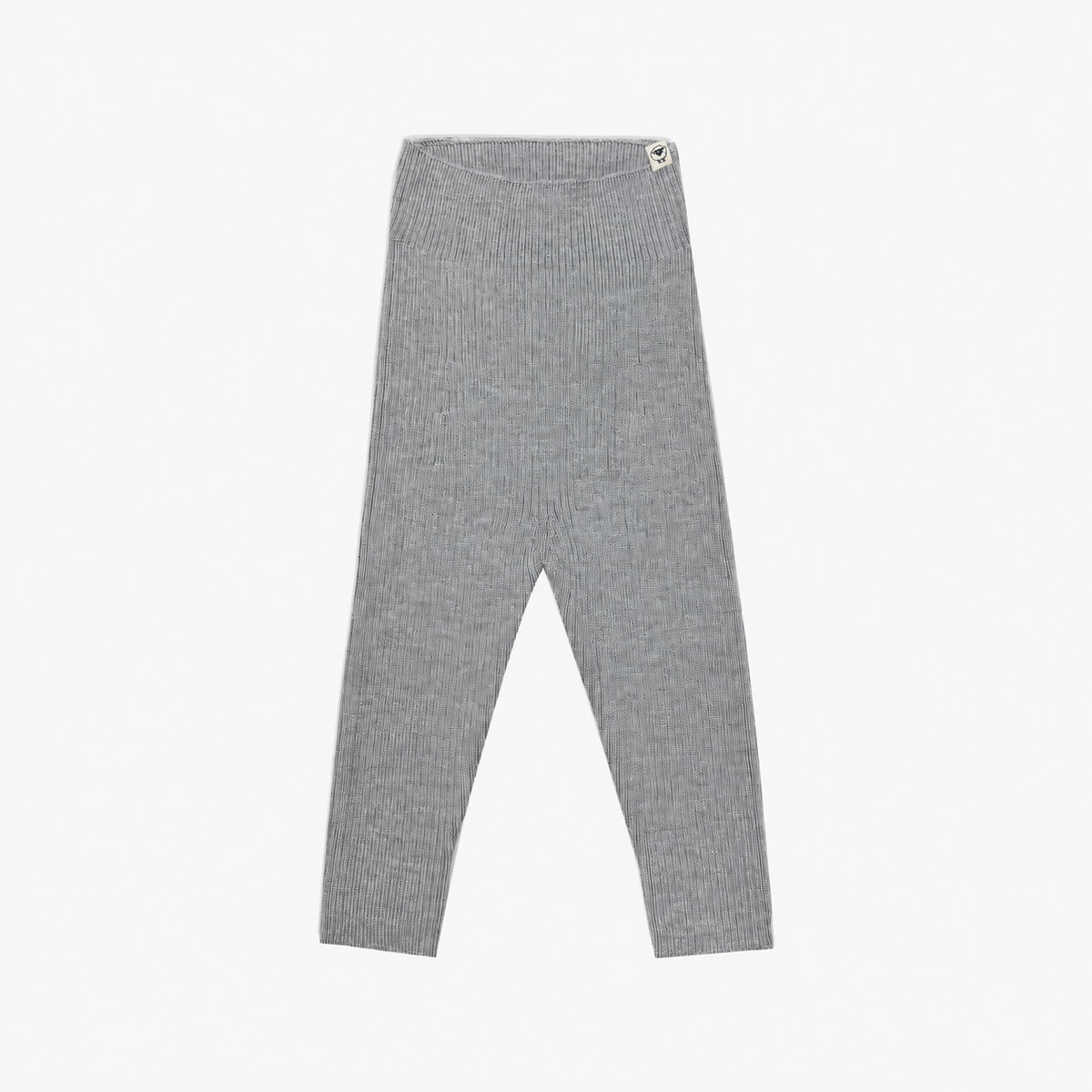 Leggings Finn in grau melange mit Lille Toni Schaf-Etikett