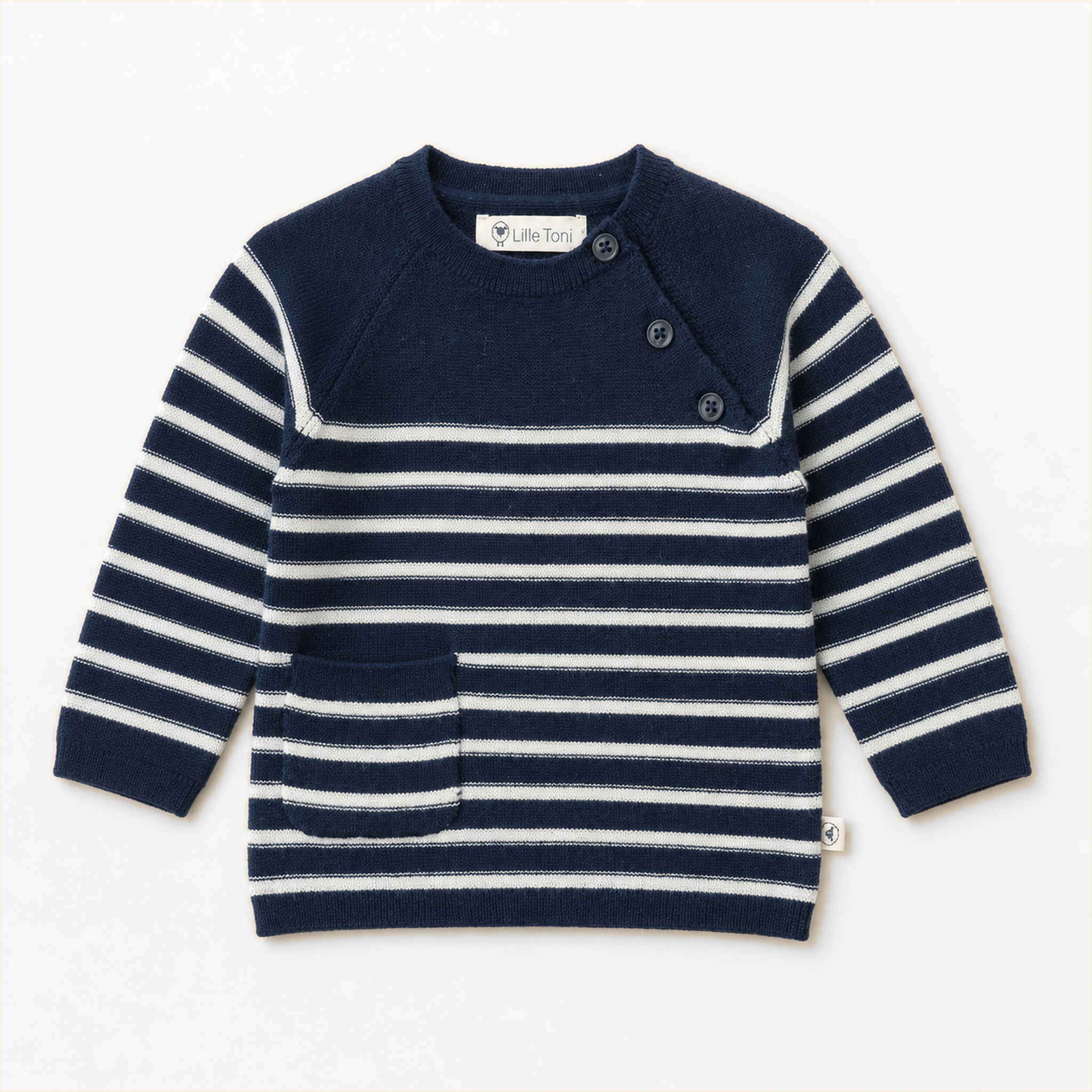 Pullover Anna in marine creme