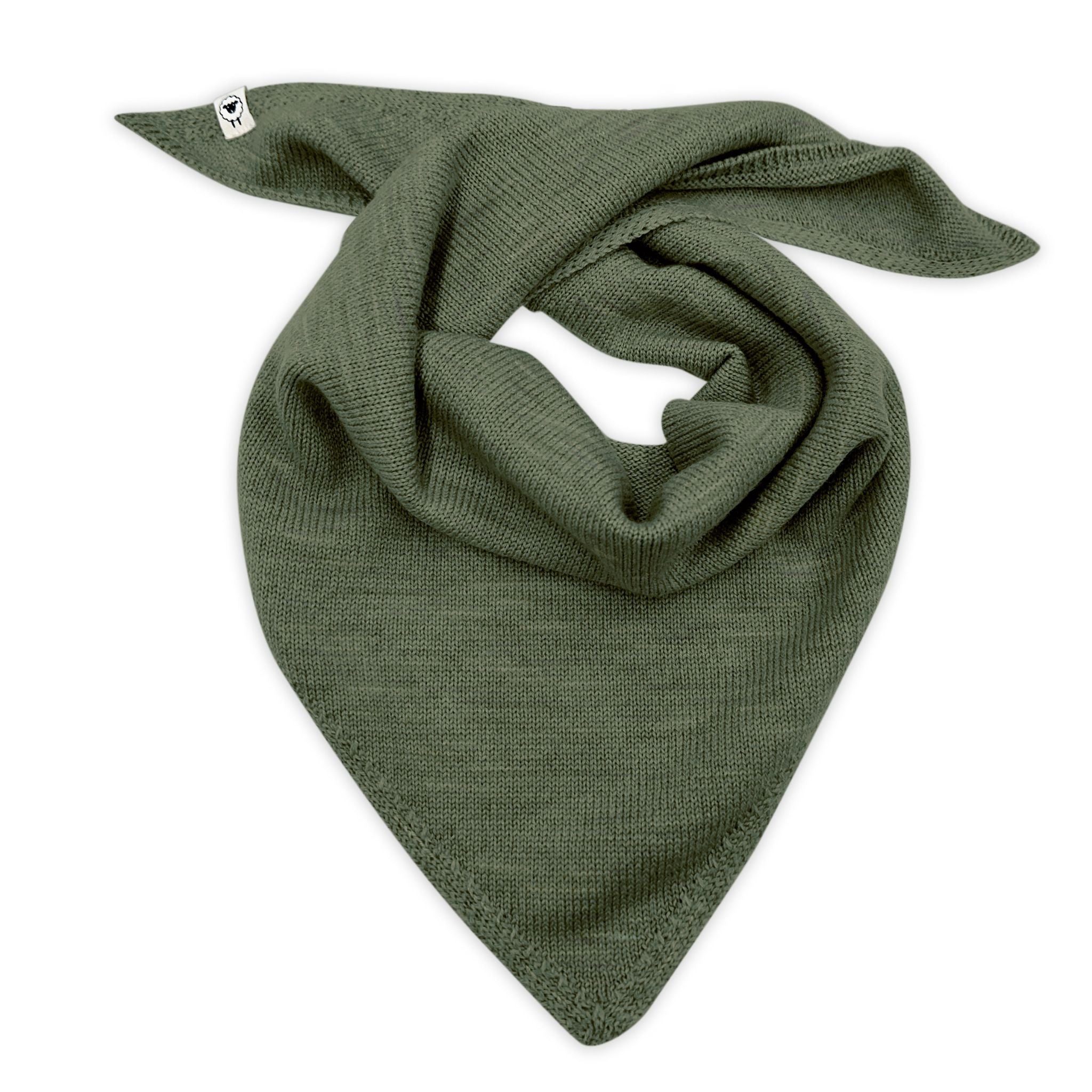Elise dusty sage triangular scarf