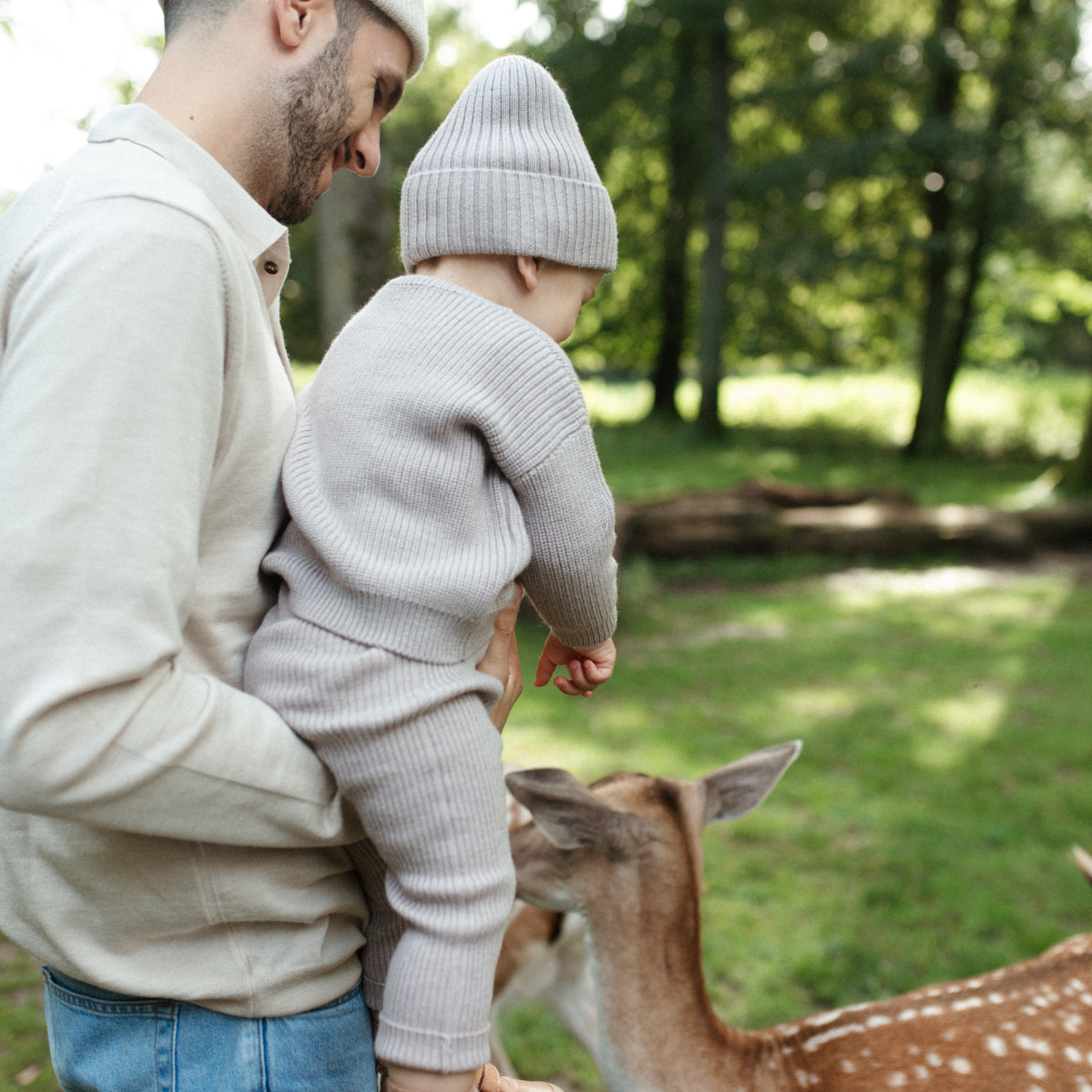 Leggings "Finn" in camel melange