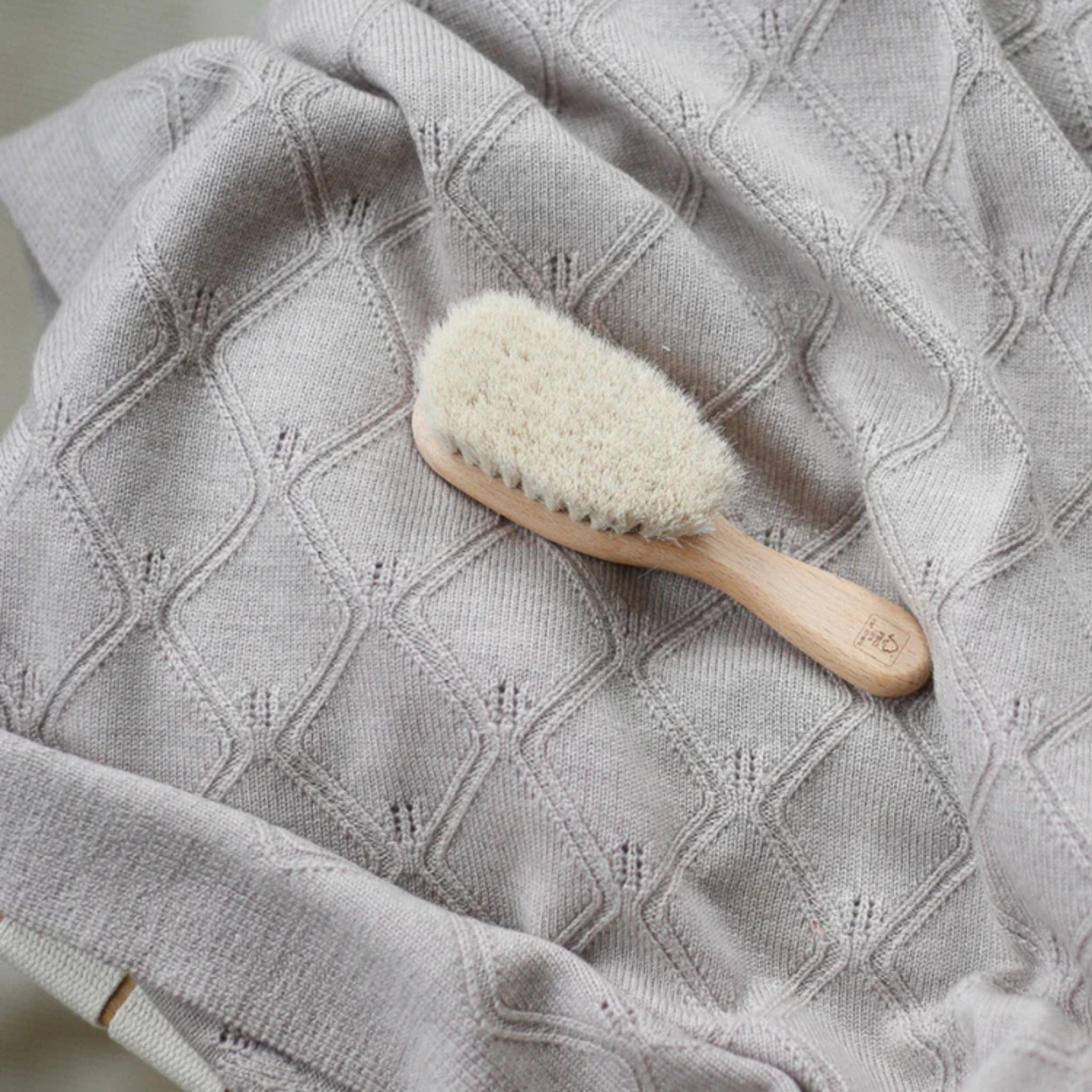 Kuscheldecke "Ilsa" in camel melange
