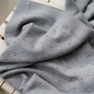 Kuscheldecke Ida in grau melange