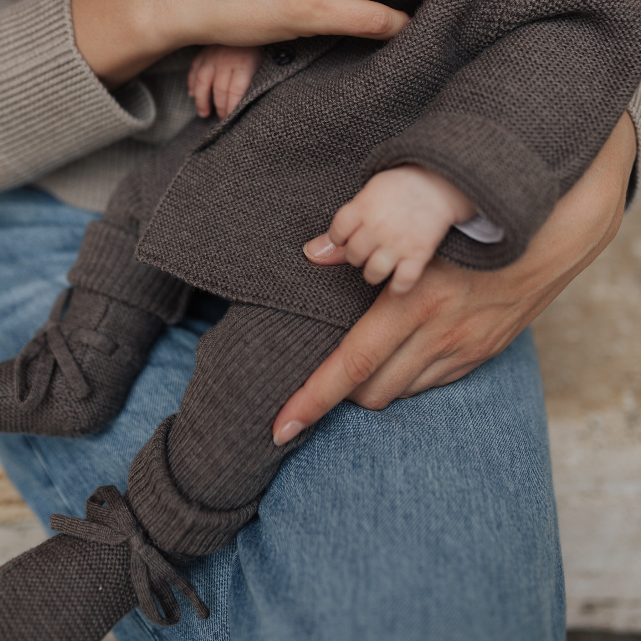 Babyschuhe "Toni" in toffee