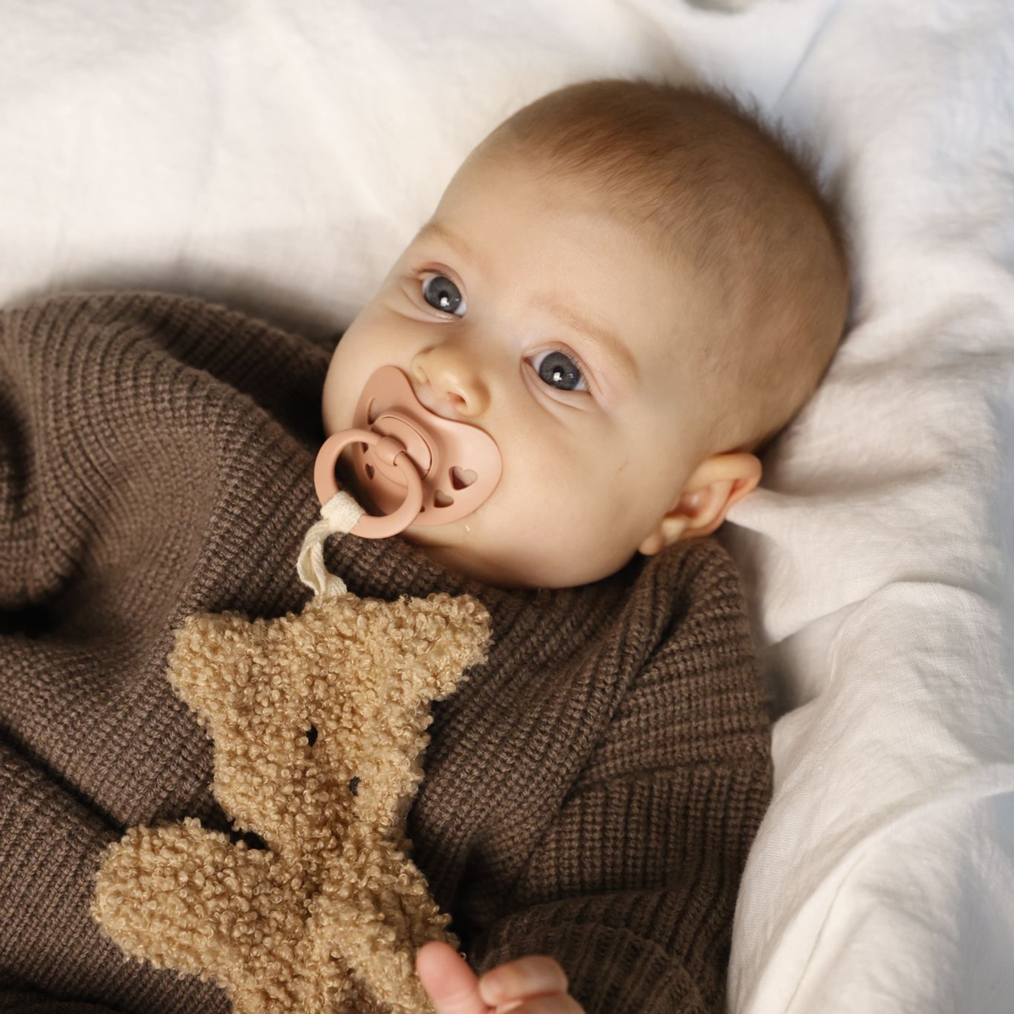 Sweater "Paul" in camel melange