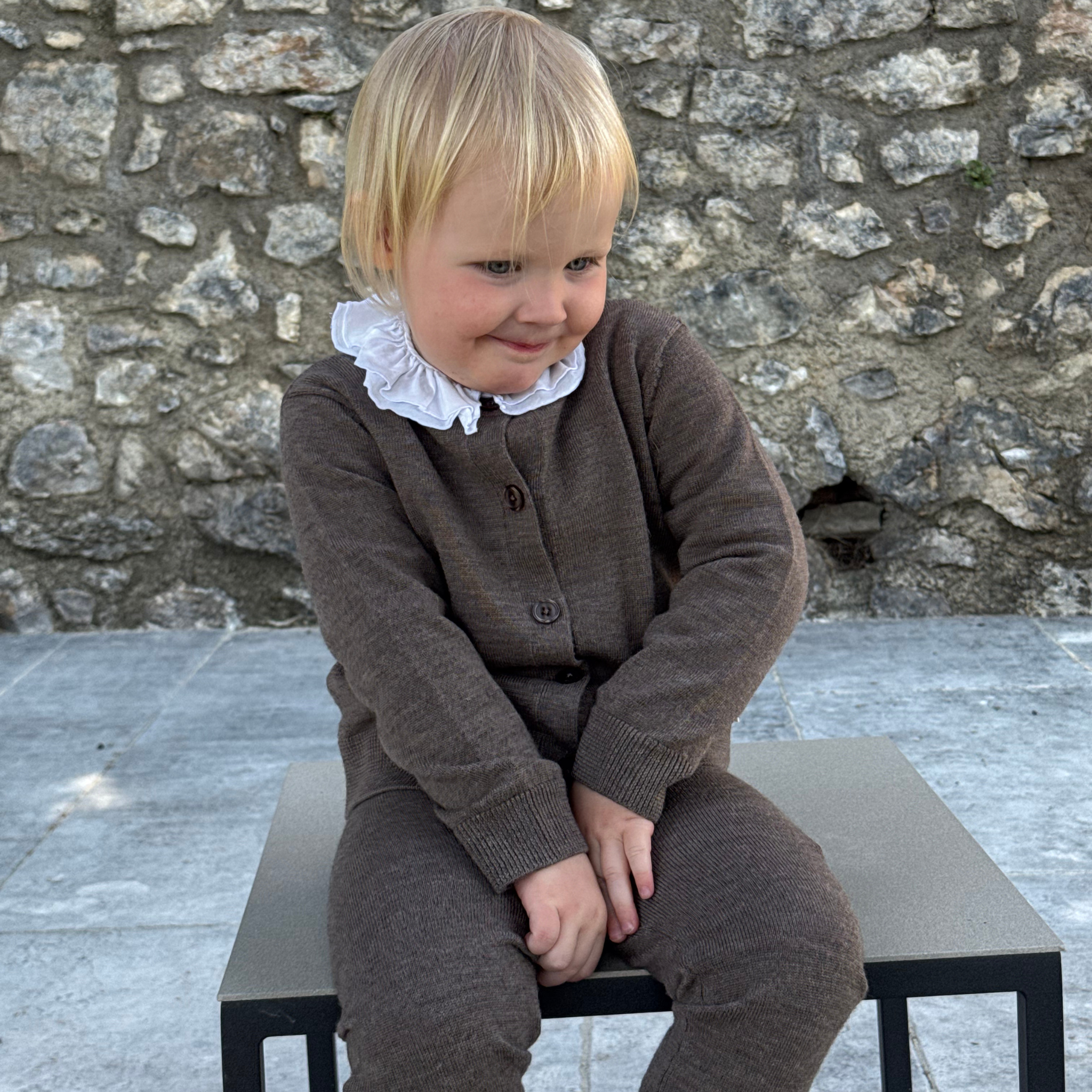 Cardigan "Sofia" in toffee