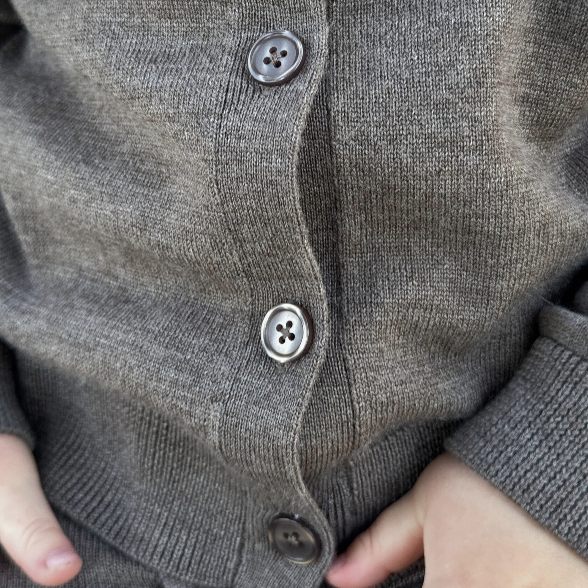 Cardigan "Sofia" in toffee