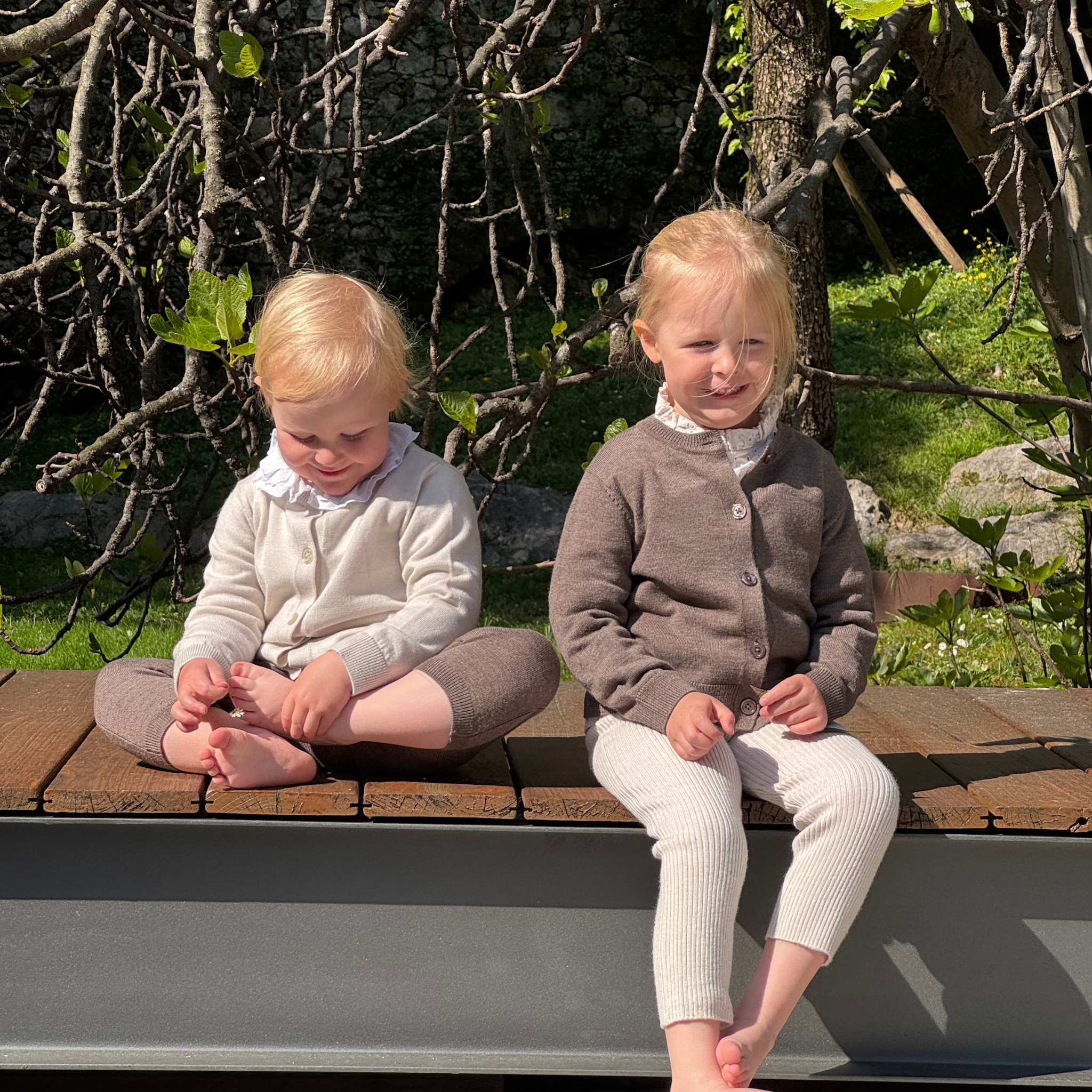 Cardigan "Sofia" in toffee