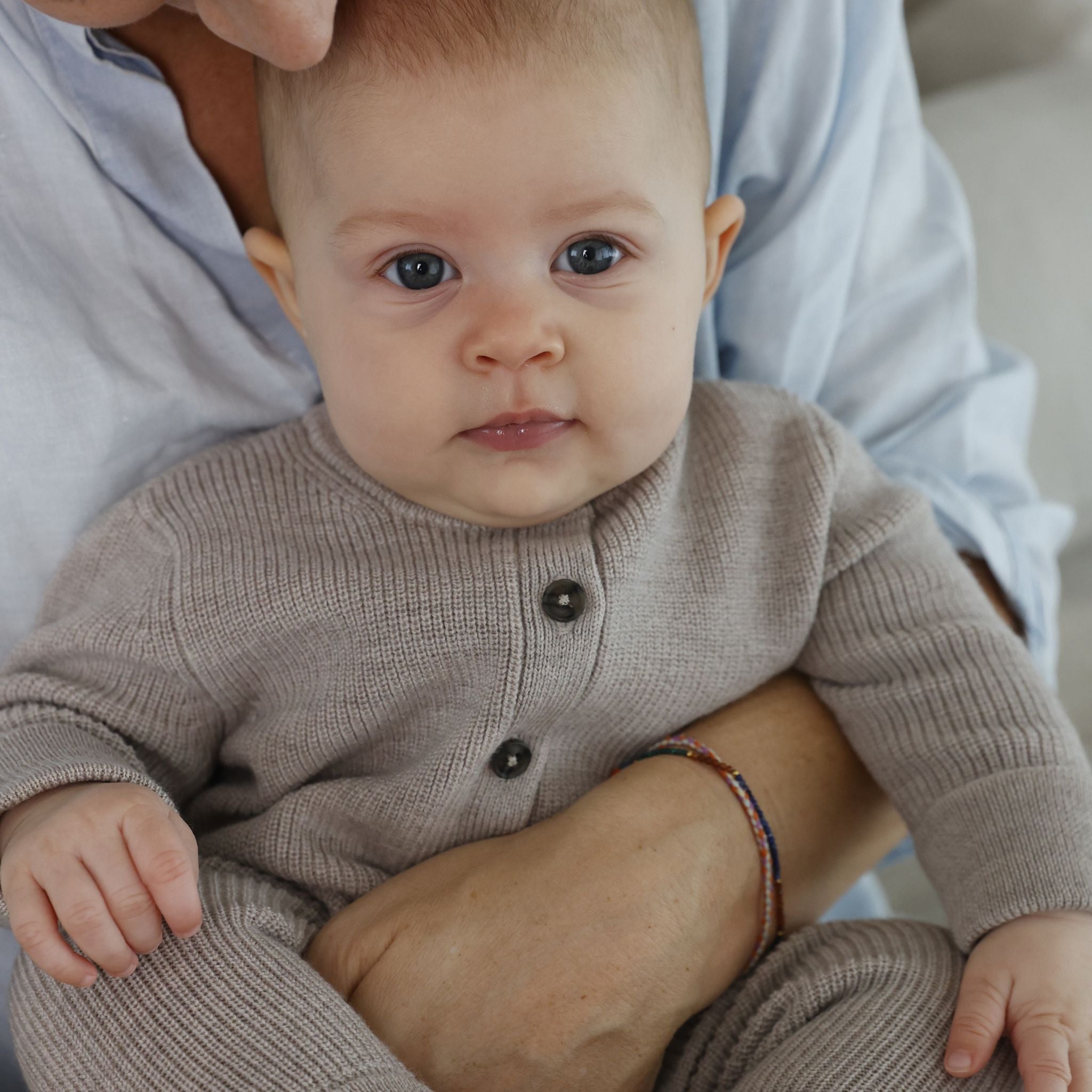 Strampler "Thea" in camel melange