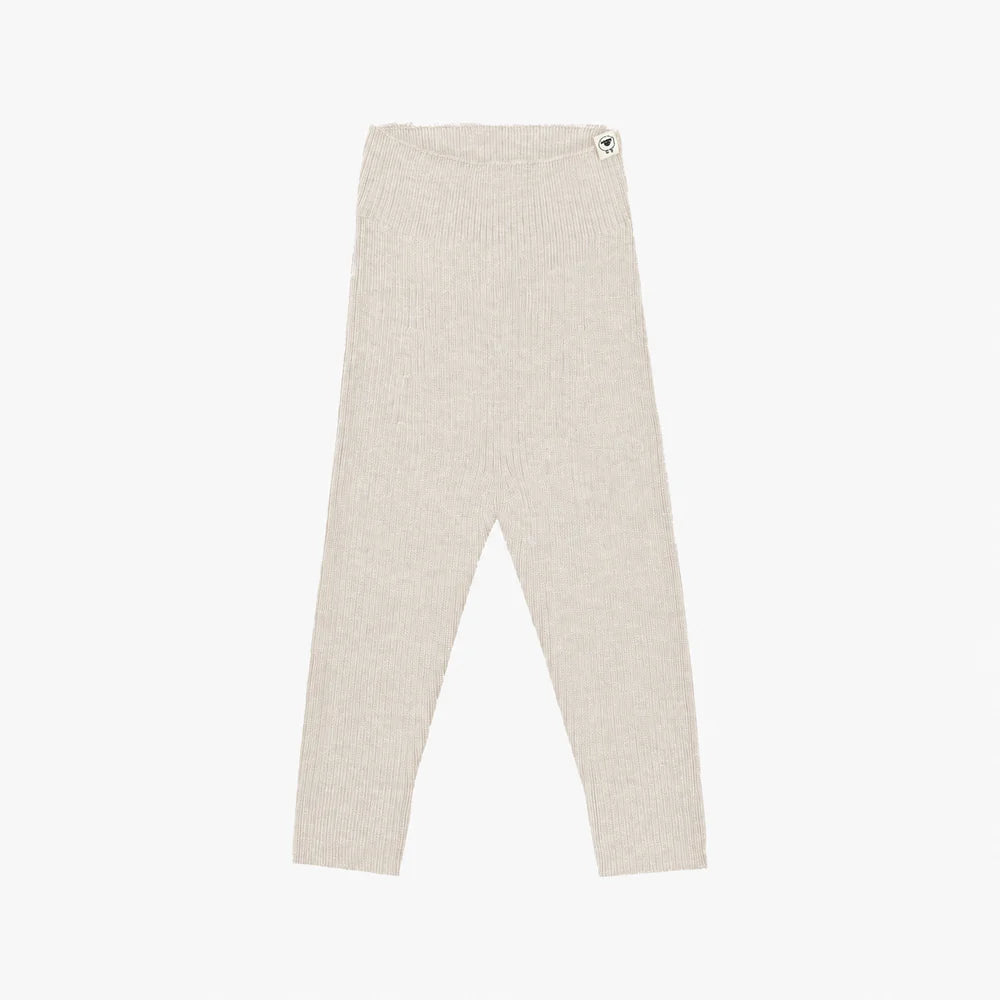Geschenkset aus Cardigan "Emil", Leggings "Finn" & Babyschuhen "Toni" in creme