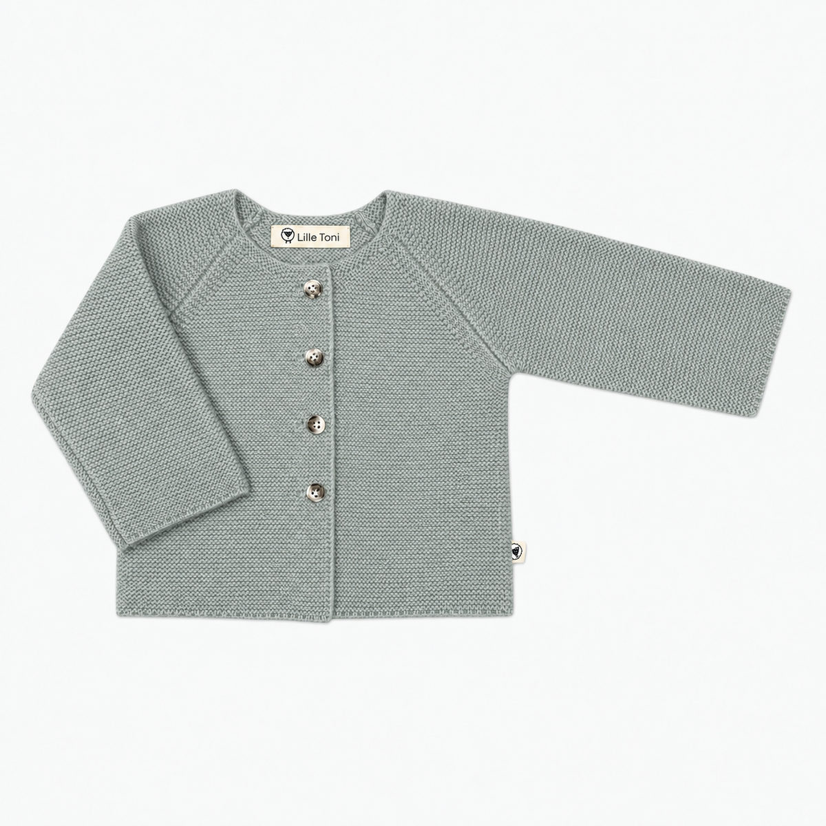 Cardigan Emil in dusty sage – Bestandteil des Geschenksets