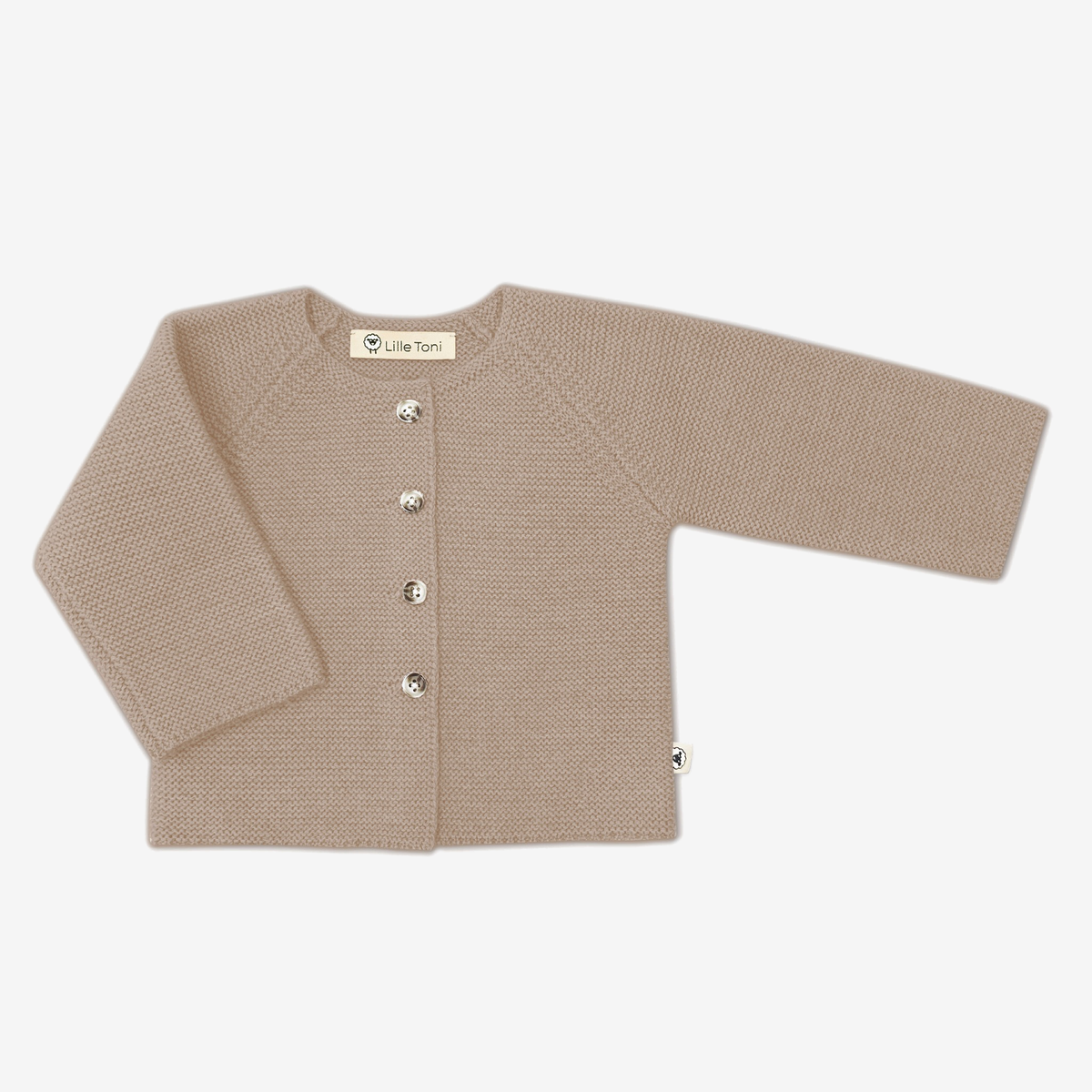 Cardigan Emil in new sand – Bestandteil des Geschenksets