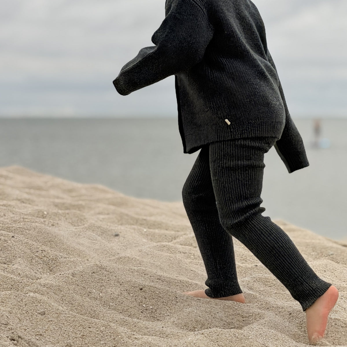 Leggings "Finn" in anthrazit melange